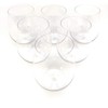 36 piece Stemless Unbreakable Crystal Clear Plastic Wine Glasses Set