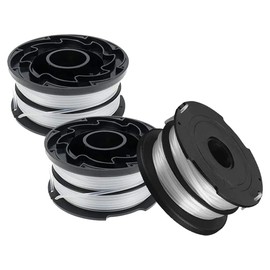 ERHUO Pack of 3 grass trimmer spools, 1.65 mm/11 m replacement spools for grass trimmer Black and Decker DF-065 GH710 GH700 GH750 RC-065, DF-065-BKP car feed