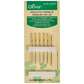 Clover Gold Eye Chenille Needles - Size 22 6/Pkg