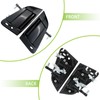 omoZone Pair Exterior Door Handle Assembly Front Left&Right Side Carbon