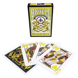 Bicycle Dragon Yellow by Gamblers Warehouse - Trick