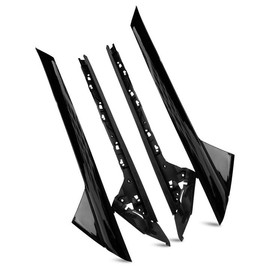 A Pillar Windshield Trim Molding Fit for Ford Explorer 2011-2019 Replace BB5Z7803145AA BB5Z7803144AA 926450 926451 BB5Z7803137AA BB5Z7803136AA, Left & Right, Outer & Inner