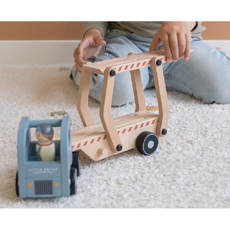 Little Dutch Car transporter including 4 cars and toy figure