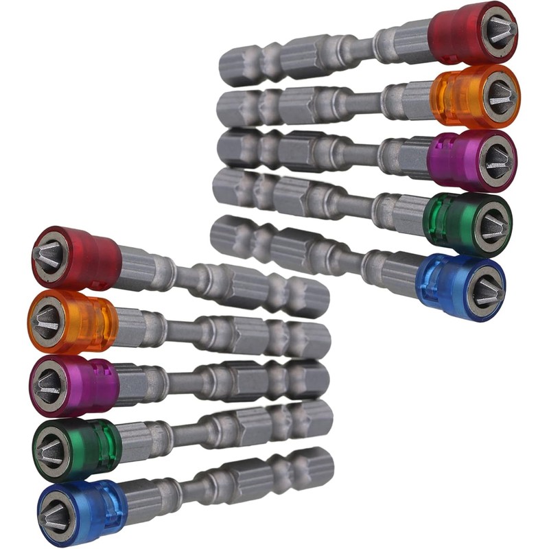 CNBTR 1/4inch Magnetic Screwdriver Bits Plasterboard Screw Bits Hex Shanks