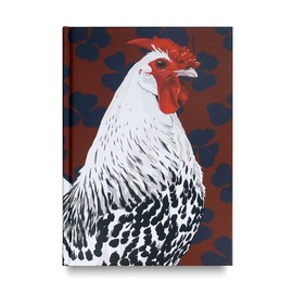 Leslie Gerry Rooster Hardback Notebook – Premium 160 Page A5 Lined Ruled Travel Journal