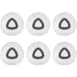 Tidy Monster 6 Pack Mop Replacement Heads for Spin Mop, Microfiber Spin Mop Refills, Easy Cleaning Mop Head Replacement