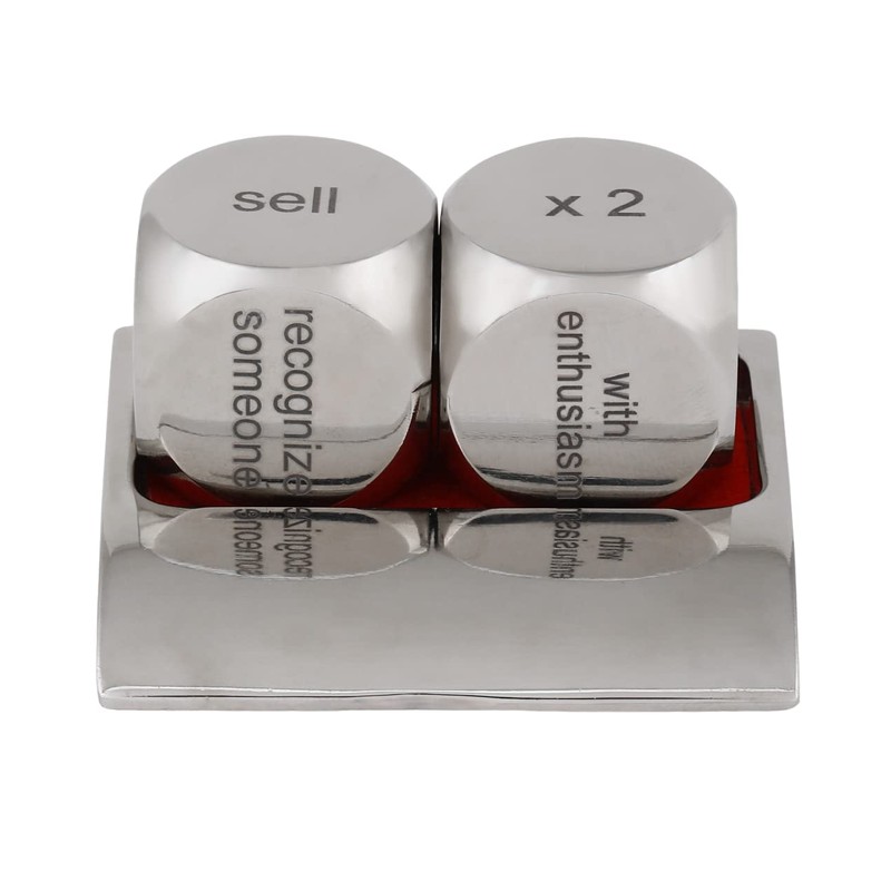 ZAHEPA Decision Maker Dice Paper Weight for Office Table, Stylish