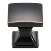 KOOFIZO 10 Pack Small Oil Rubbed Bronze Cabinet Knobs Rubbed