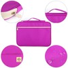 JAKAGO A4 Document Case,Multi-Pocket Document Bag,A4 Zip Portfolio, Professional Document
