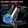 AQJ For Honda Ridgeline 2017-2022 Front 6500K LED Headlights Bulbs