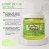 Gel Facial De Aloe Vera Con Vitamina E 1kg Momento