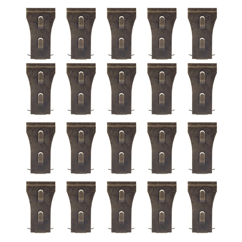 20PCS Home Decor Brick Hook Hole Free Alloy Steel Wall