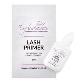 Eyelash Extension Lash Primer 15ml Pre-Treatment for Semi Permanent Eyelash Extensions / Removes Proteins and Oils / Longer Lash Retention / Eyeluvlashes Brand (Rose)