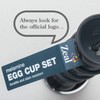 Zeal G277T Melamine Stack and Store Egg Cups/Holders, Set of