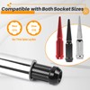 MIKKUPPA 7 Point Spike Lug Nuts Socket Key, 20mm Inner