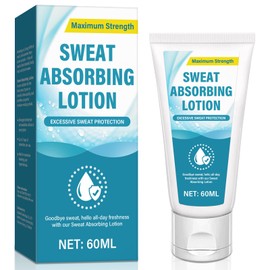 Antiperspirant, Sweat Absorbing Lotion-Fast-Absorbing, Quick-Dry, Suitable for People With Sweaty, Oily Skin, 60 ML