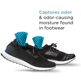 remodeez Activated Charcoal Shoe Deodorizer Pod, Pair, Blue