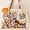 YUYAKESHI Pain Bag, Clear, One-Sided Transparent, Showing Bag, Tote Bag,