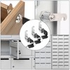 VIDETOL 10 Pack Security Cam Lock, 30mm Cabinet Locks with