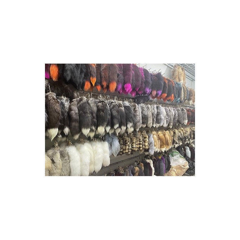 GorinsKani GorinsKani 3 Pcs Fluffy false Tail Cosplay Tail Handbag