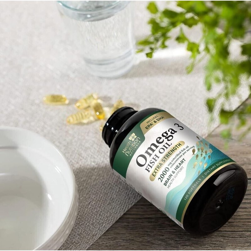 Health Nutrition Naturals Omega 3 Fish Oil Rapid Release Softgels