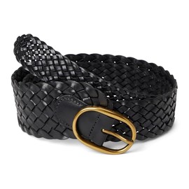 Madewell Women's Woven Hip Belt, True Black, 2X-Small-Small