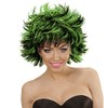 WIDMANN 04416 ? Two Tone Gesträhnte Wig, Short, Green
