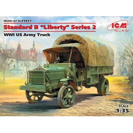 ICM 35651 1/35 World War I US Army Military Truck Standard B Liberty Series 2 Plastic Model