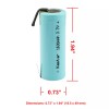 Kastar Kasar NCR18500A 18500 3.7V 1600mAh LI-ION Rechargeable Battery w/
