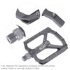 Enlee 2pcs Mountain Bike Pedals NonSlip DU Bearing Lightweight Bicycle