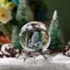 HDCRYSTALGIFTS 60mm 3D Laser Crystal Ball Paperweight 2.4"D x 2.4"W