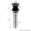 Luxier Brass Bathroom Sink Grid Drain Strainer for Vessel and