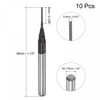 sourcing map CNC Milling Cutter Diamond Film Coated Tungsten Carbide