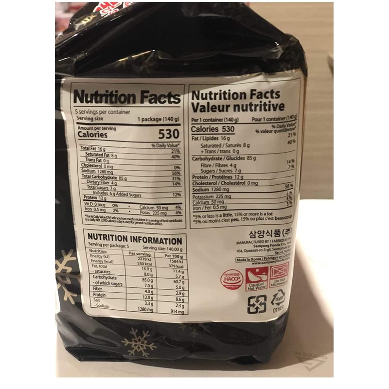 SPICEHUB SAMYANG Ramen-Nudeln, Heißhähnchen-Geschmack, 5 Stück