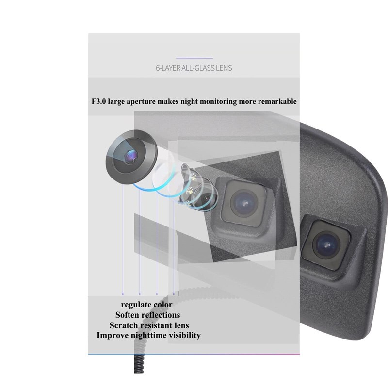 DYRDINSHOW Tailgate Replace Rear View Camera Backup Tailgate Handle Camera