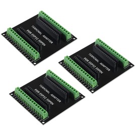 3pcs ESP32 Breakout Board GPIO 1 in 2 Compatible with 30 Pins ESP32S ESP32 Development Board 2.4GHz Dual Core WiFi + Bluetooth 2-in-1 Microcontroller ESP-WROOM-32 Chip for Arduino