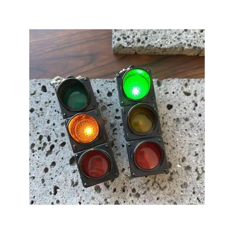 깜박 깜박 신호등 열쇠고리 가방고리 키링 Flashing Traffic Light Keychain
