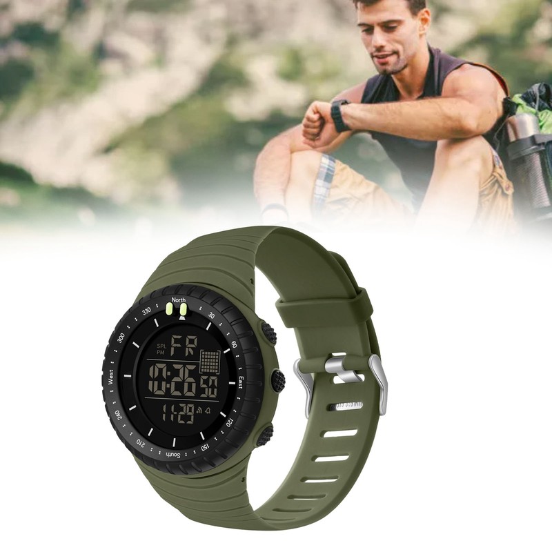 Electronic Sports Watch Waterproof Night Light Large Screen Quick Release