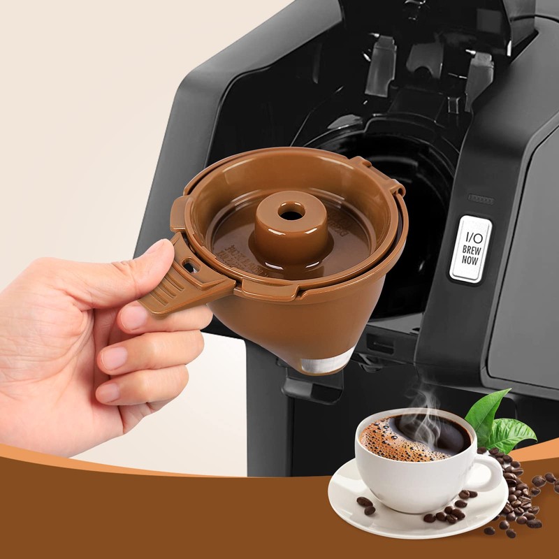 KEEPOW Reusable Single Serve Coffee Filter Coffee Brew Basket for