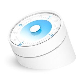 Rosenpatio Visual Timer for Adults Teenager - Timers for Classroom Teachers 60 Minutes Countdown Home School Study Tool, Non-Ticking Rotating Timer for Exam Work Kitchen Office Gym, Moon Phase Blue