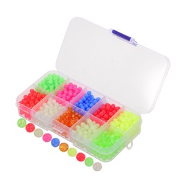 BESPORTBLE 1000pcs Glow Fishing Beads Durable Night Rig Accessories for Texas Rigs Lure Fishing for Outdoor Enthusiasts Portable High Performance