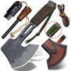 BA-KOR 12.2-inch DC53 Steel 10mm Thick Multi-Functional Survival Axe for