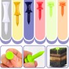 TRKETK 60 Pcs Mixed Sizes Castle Golf Tees Plastic Golf