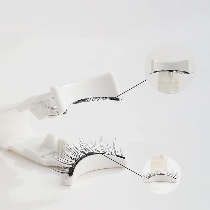 White False Eyelashes Clip 5g Portable Magnetic Eyelash Applicator,Easy to