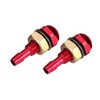 Windshield Washer Nozzle 2pcs Universal Aluminum Alloy Car Front Sprayer