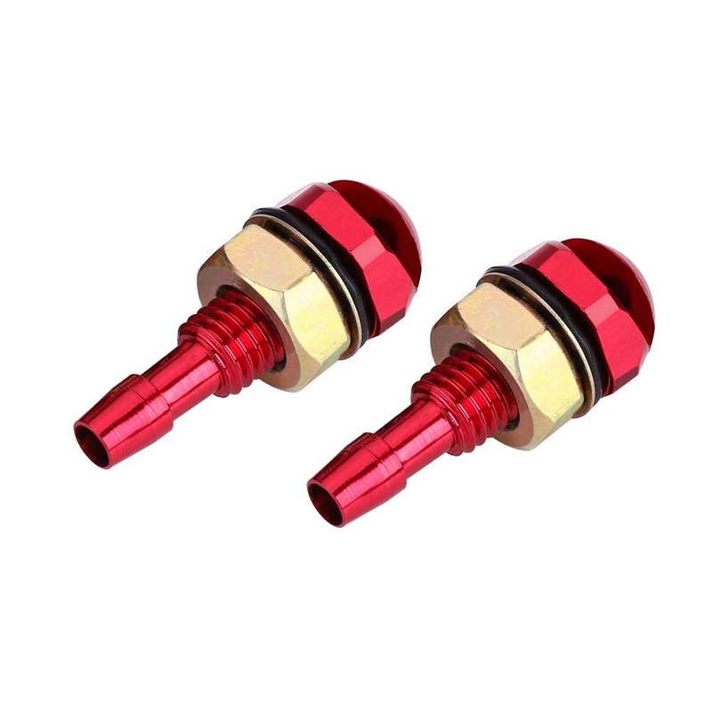 Windshield Washer Nozzle 2pcs Universal Aluminum Alloy Car Front Sprayer