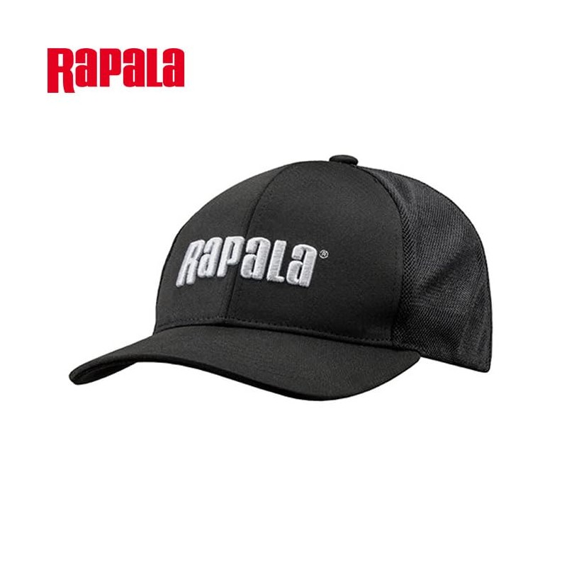 Rapala Black Mesh Snapback Black RBLMSB