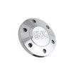 ForeverSharp Polished Retro GMC 6-Hole Horn Button for Aftermarket Steering