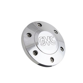 ForeverSharp Polished Retro GMC 6-Hole Horn Button for Aftermarket Steering Wheels