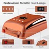 BOMOQING UV Nail Lamp, 78W Cordless LED Nail Dryer for